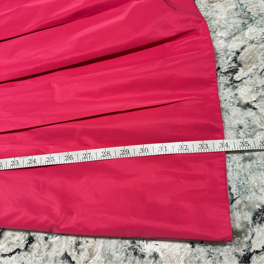 NWT BCBGMaxAzria Ladies 6 Neon Pink Taffeta Dress Cocktail - Picture 11 of 13